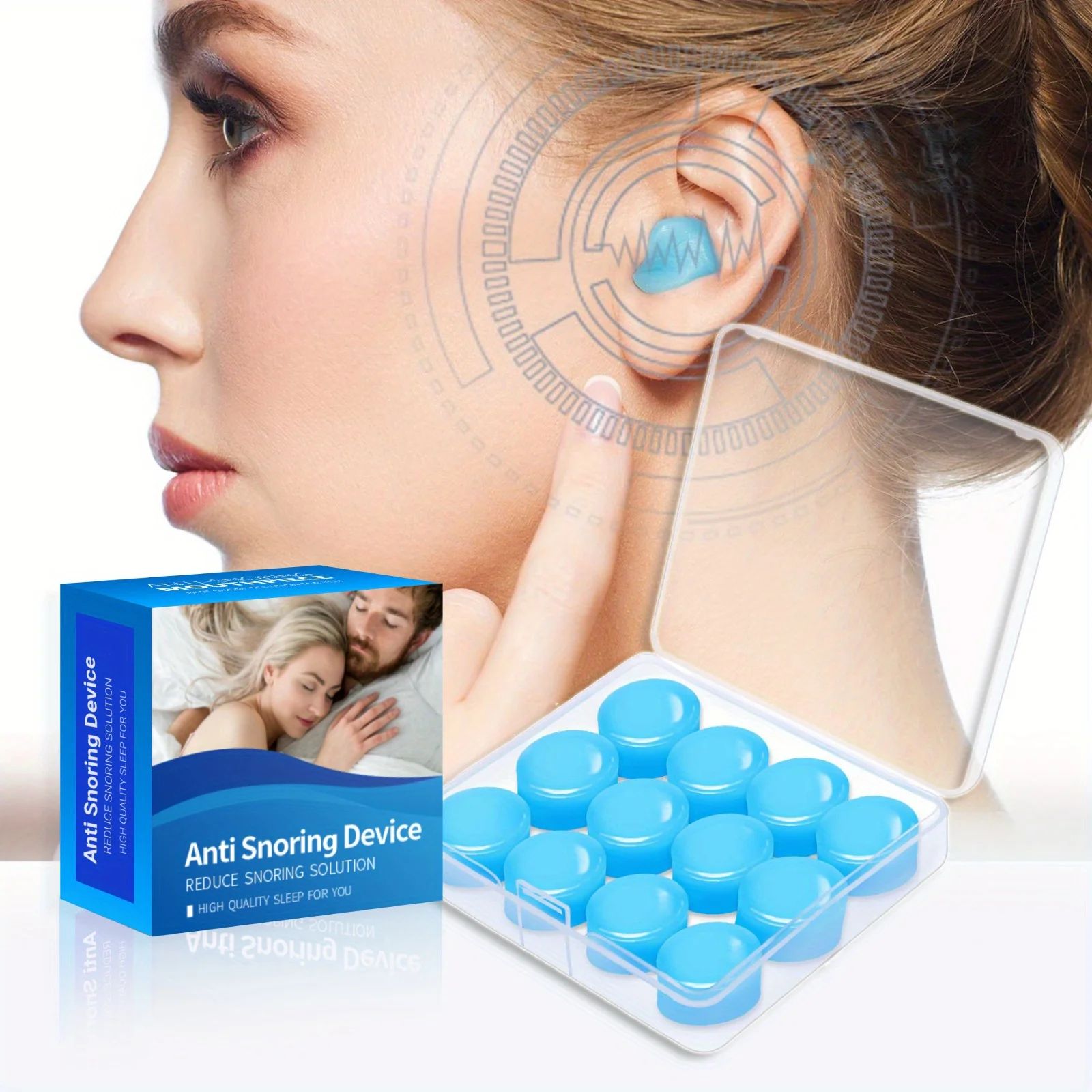 Reusable Silicone Sleep Ear Plugs