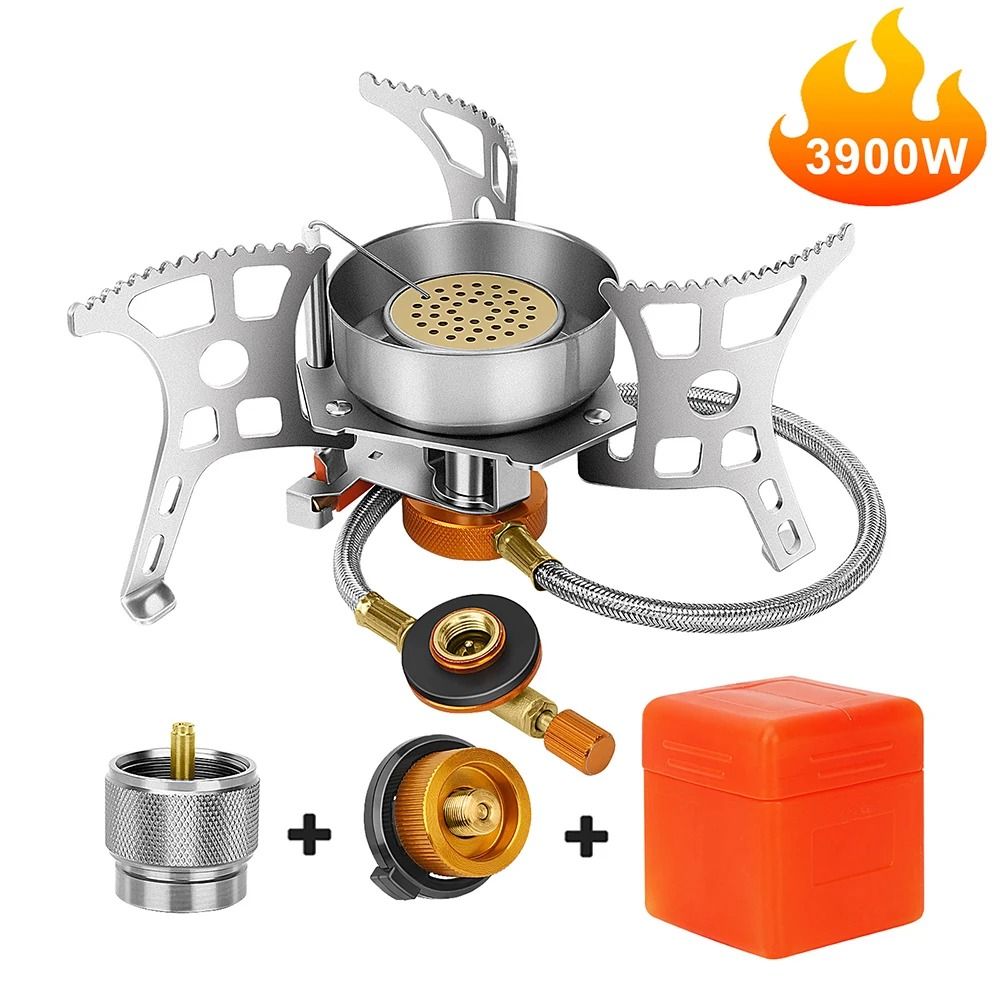 Outdoor 3900W Windproof Foldable Gas Stove