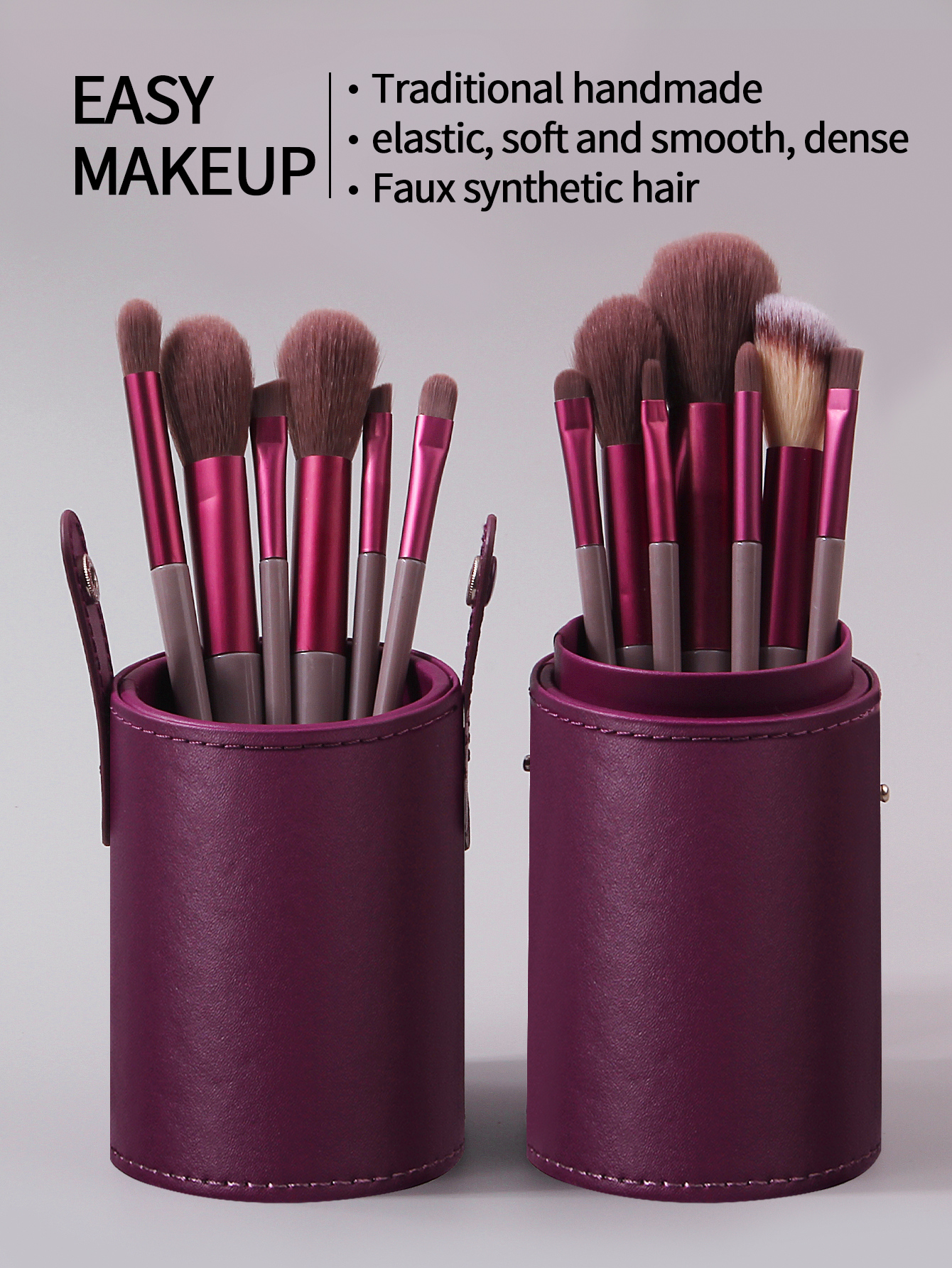 Professional Makeup Brushes Set, Fluffy Foundation Eyeshadow Concealer, Kabuki Blending Blush Brush Beauty Tool