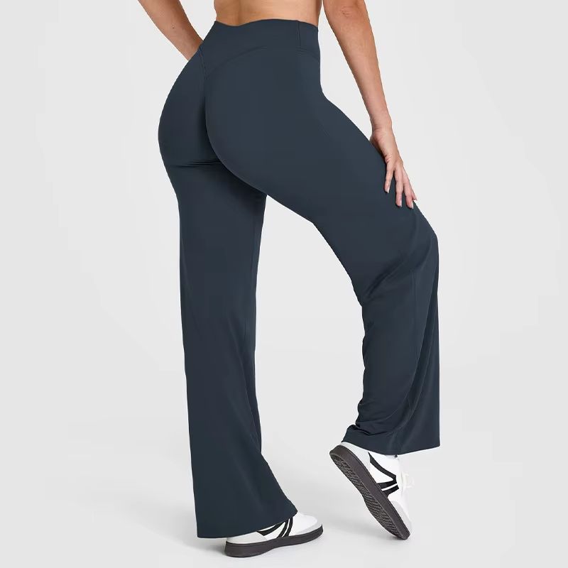ButterSoft Women's Straight-Leg Yoga Pants – Mid-Waist Active & Lounge Trousers