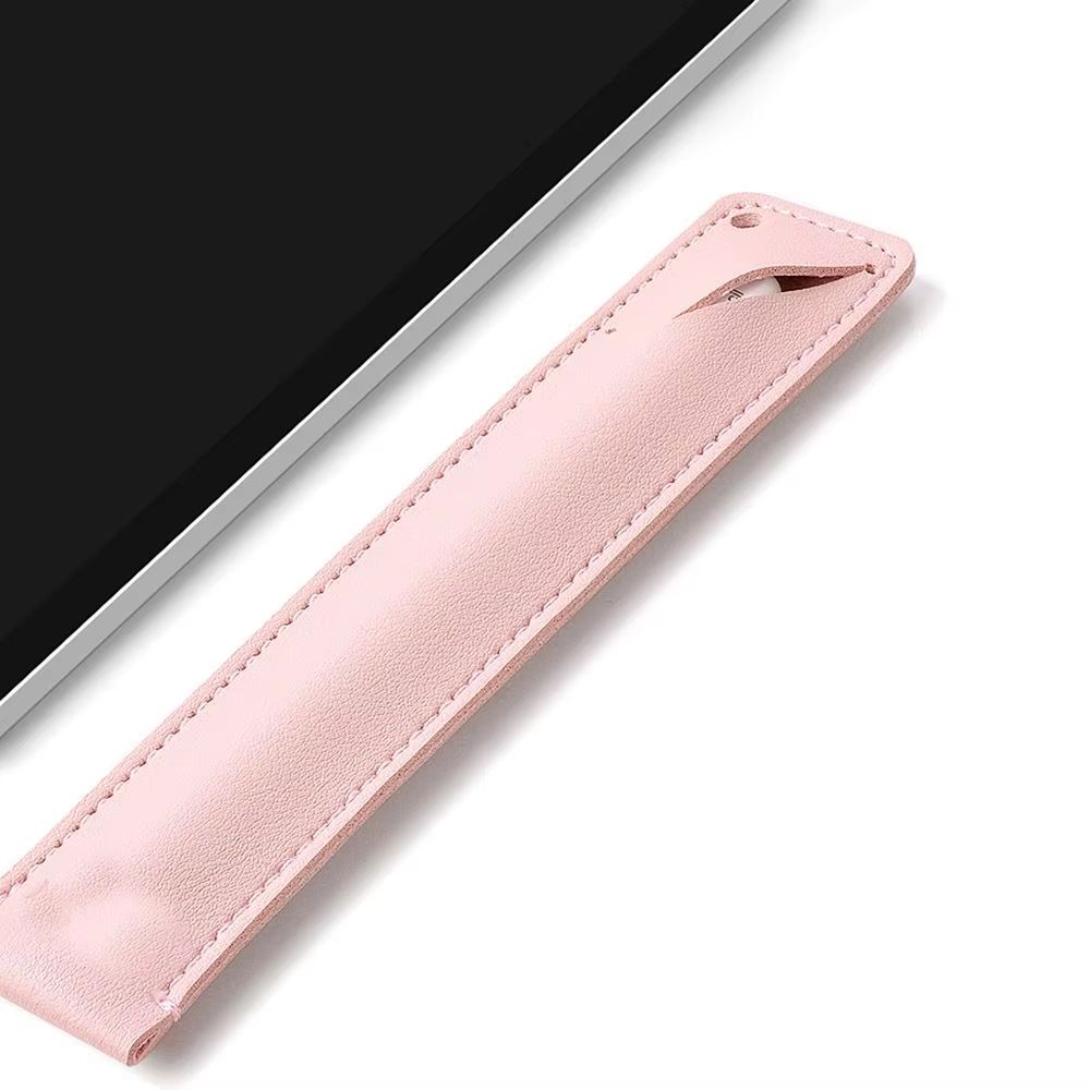 Soft Leather Stylus Pen Cover Case with Cap Nib Protector for Apple Pencil and iPad Touch Pen