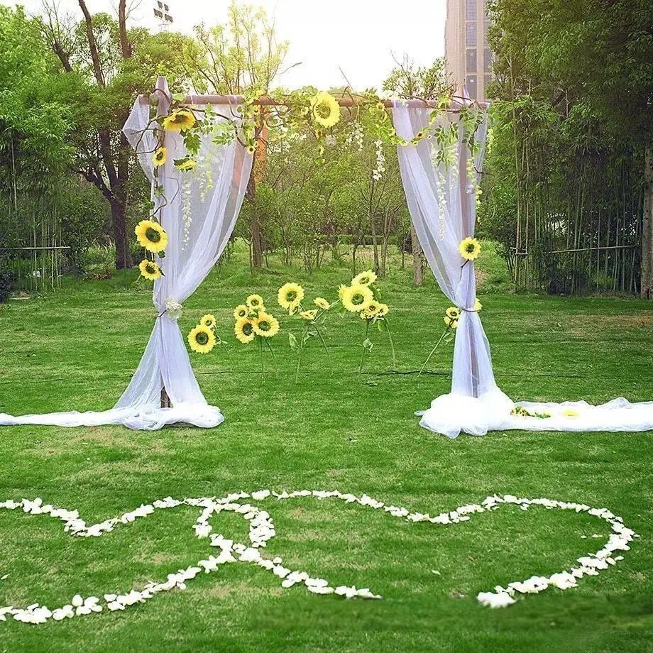 White Organza Tulle Fabric Roll Wedding Arch And Party Decor 5m Or 10m