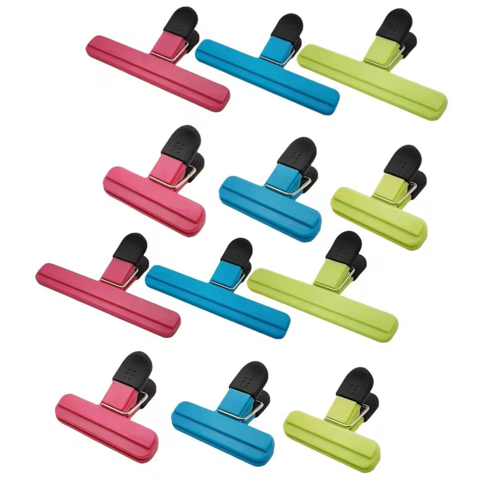 Heavy Duty Multipurpose Bag Clips for Kitchen Food Storage – Snack & Bread Bag Sealing Organizers (Set)