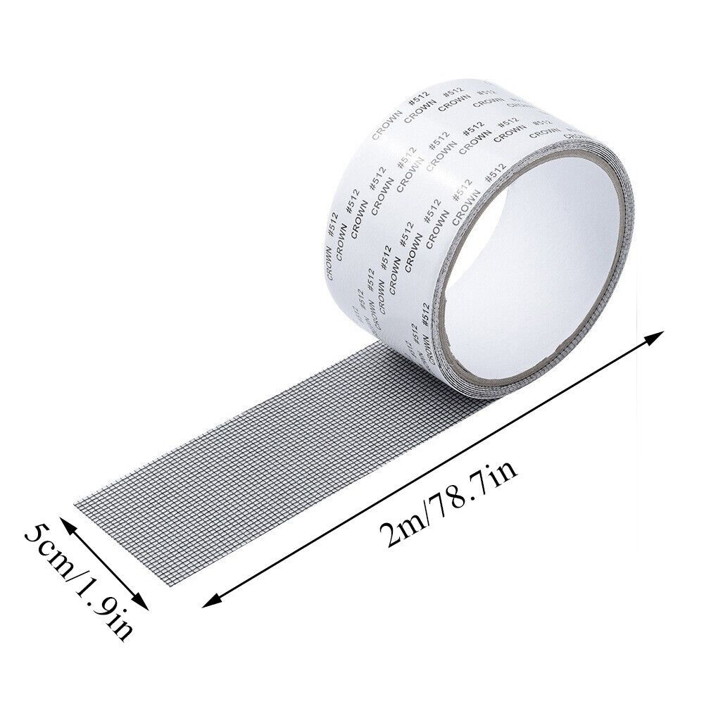 SmartFix Self-Adhesive Window Screen Repair Tape - Durable Mesh Patch for Holes & Tears