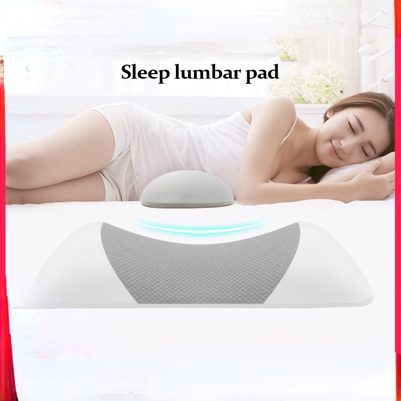 Memory Foam Lumbar Support Pillow for Sleeping Back Support Cushion for Waist & Bed Sleepers