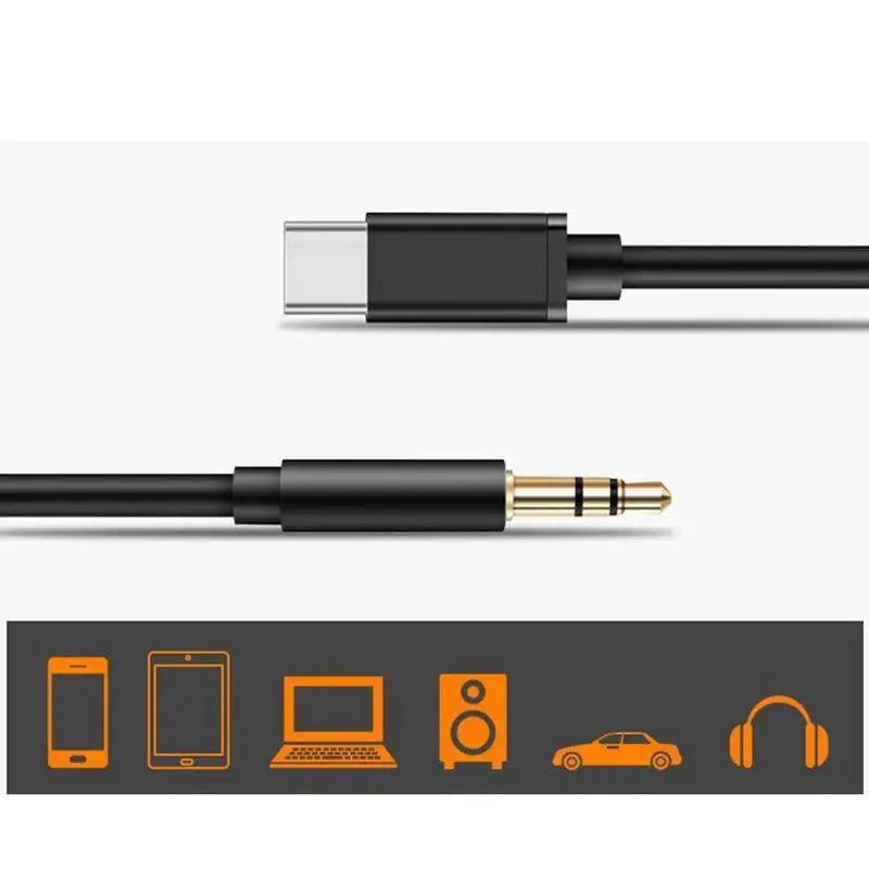 USB C to 3.5mm Aux Audio Cable