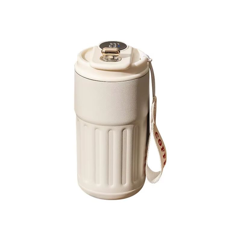 15.22fl oz Smart Display Thermos Bottle – Stainless Steel Vacuum Thermal Mug