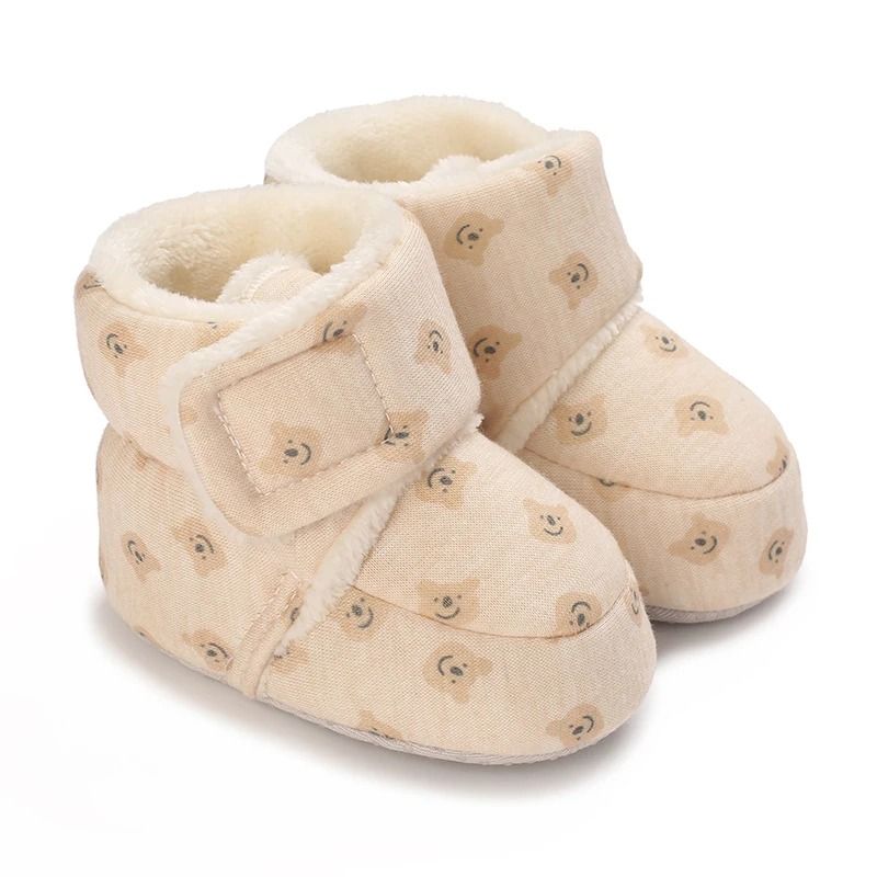 Cute Soft Cartoon Cotton Baby Toddler Shoes First Walker