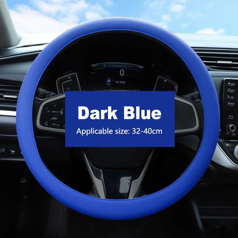 Universal Silicone Steering Wheel Cover Soft Elastic Grip