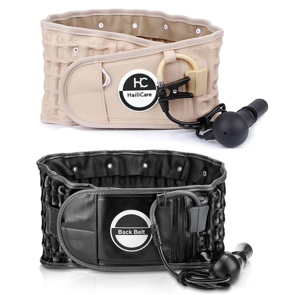 Inflatable Lumbar Decompression Belt for Back Pain Relief and Posture Support