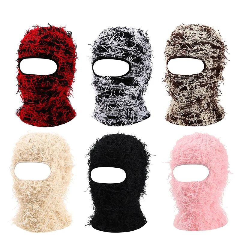 Distressed Knitted Tactical Balaclava & Ski Mask