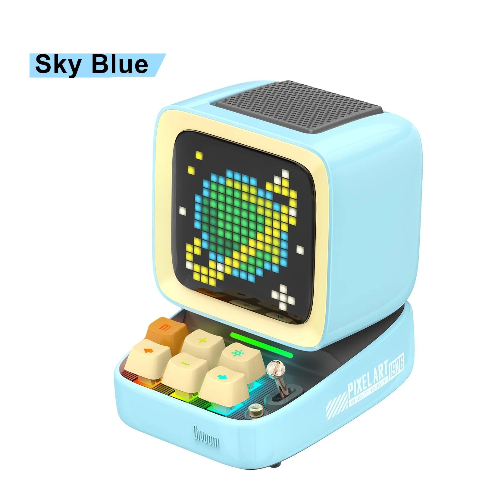 Retro Pixel Art Bluetooth Speaker with DIY LED Display and App Control