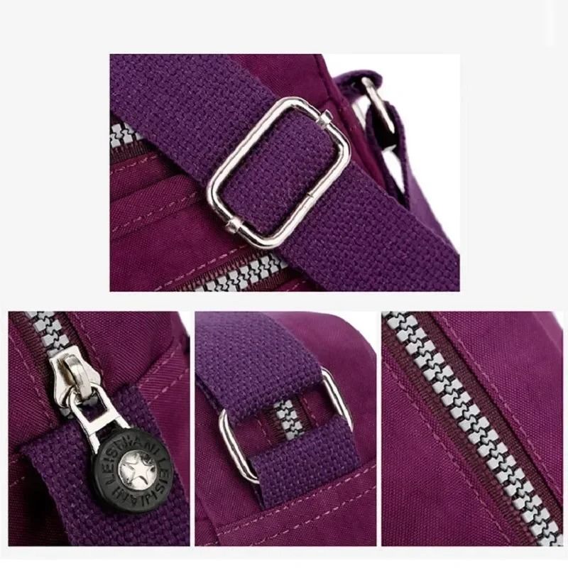 Versatile Waterproof Nylon Messenger Bag