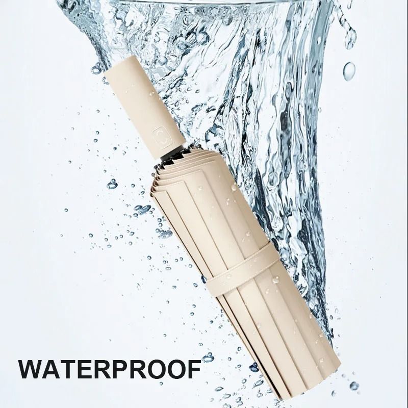 Automatic Umbrella With 24-Bone Windproof Frame And UV Protection