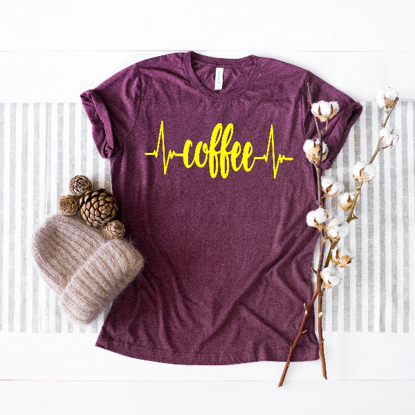 Coffee Shirt, Coffee Life Line Shirt, Coffee T Shirt, Funny Coffee Shirts for Women, T Shirts for Women
