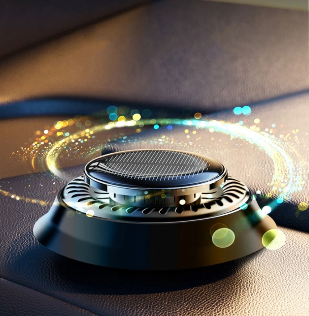 Solar Powered Rotating Car Air Freshener | Aromatherapy Diffuser