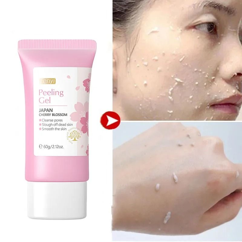 Cherry Blossom Facial Peeling Gel Moisturizing Exfoliator 60g