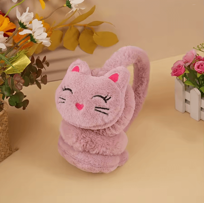 CozyCat Plush Earmuffs Winter Warm Ear Protection
