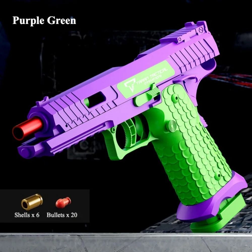 SIG17 Shell Ejecting Soft Bullet Toy Pistol with Blowback Action