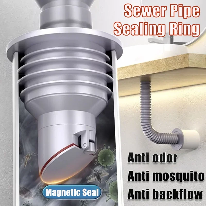Anti Odor Drain Trap Filter Plug for Sink Shower Kitchen Bathroom Hair Catcher