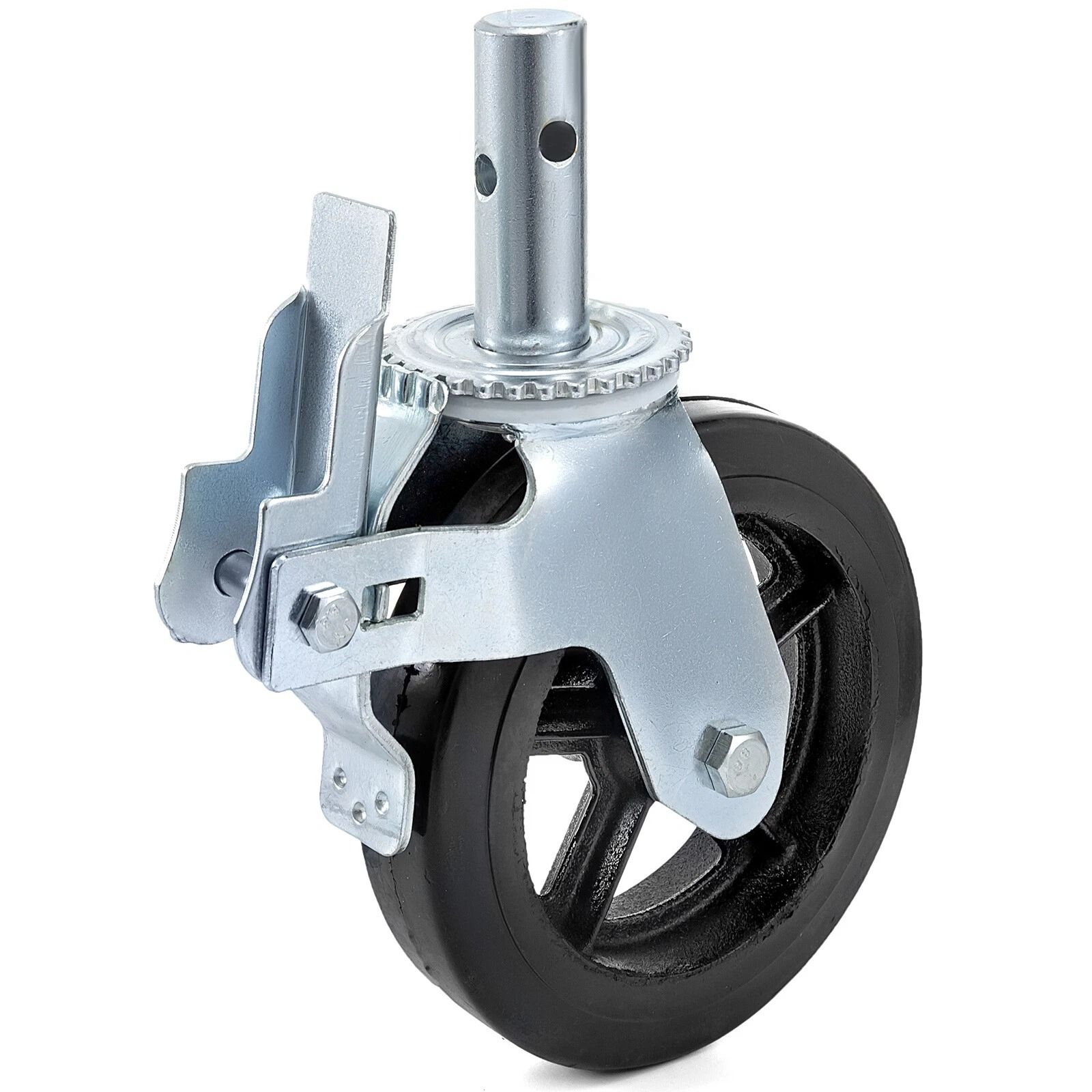 Scaffolding Caster Wheels with Locking Brakes, Capacity, Stem