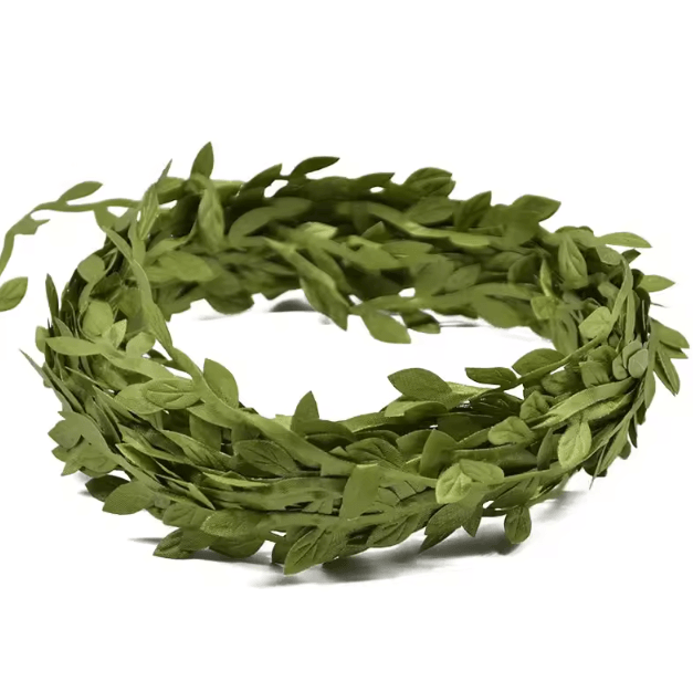 Silk Leaf Artificial Vine Garland – Flexible Greenery Decor for DIY & Home Styling