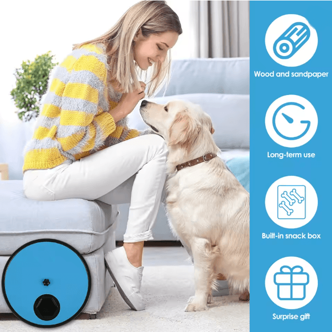 3 in 1 Dog Nail Scratch Pad Interactive Grooming and Treat Board
