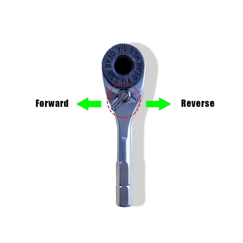 Compact Ratchet Screwdriver Wrench Set