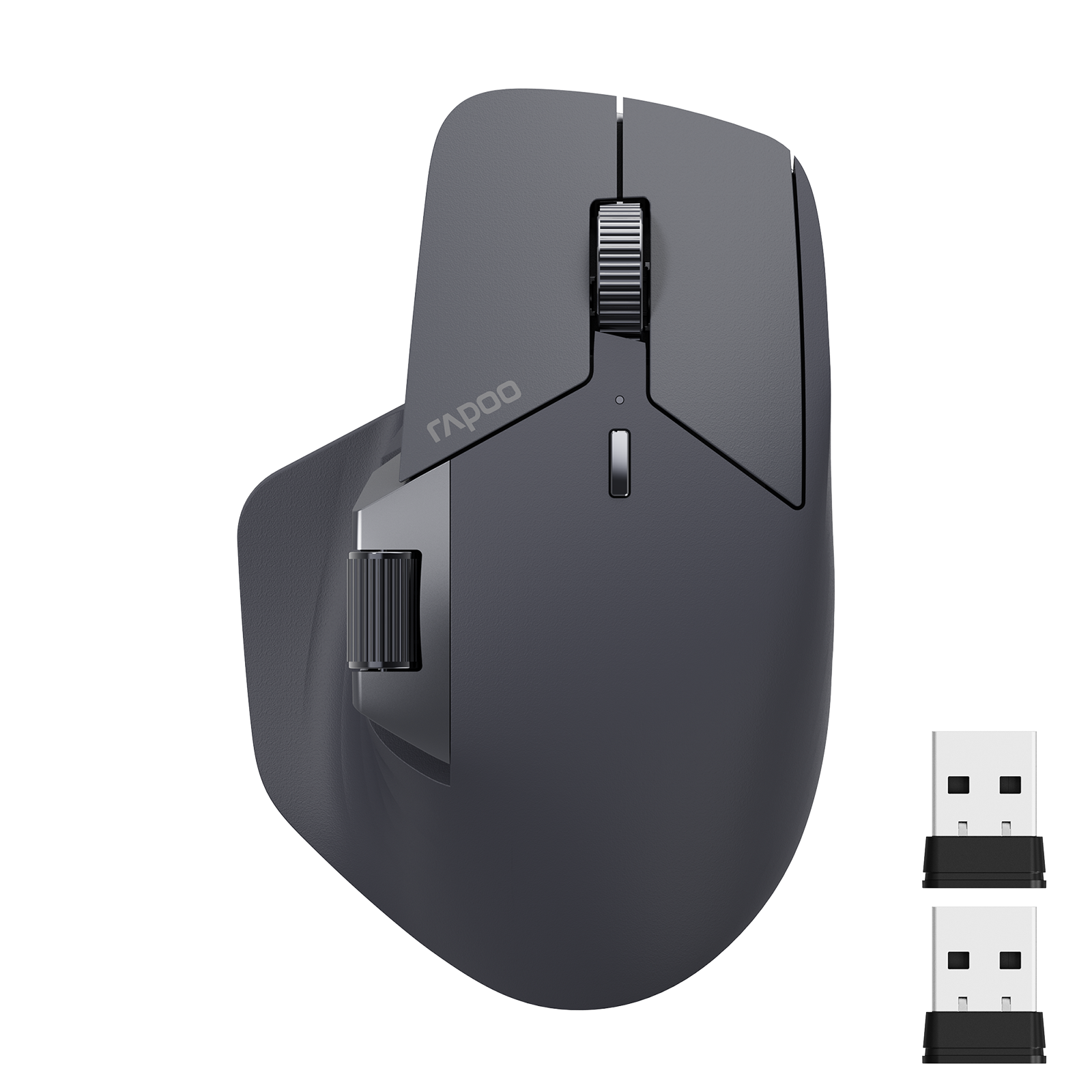 Ergonomic 4000 DPI Wireless Mouse, Multi Mode Rechargeable, Bluetooth Mouse Support Up to 4 Devices