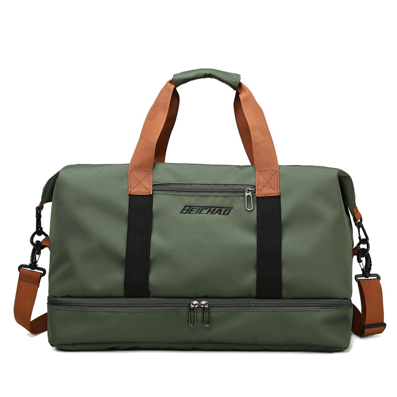 Portable Fitness Travel Gym Bag  Duffle CarryOn Weekender Bag for Men & Women