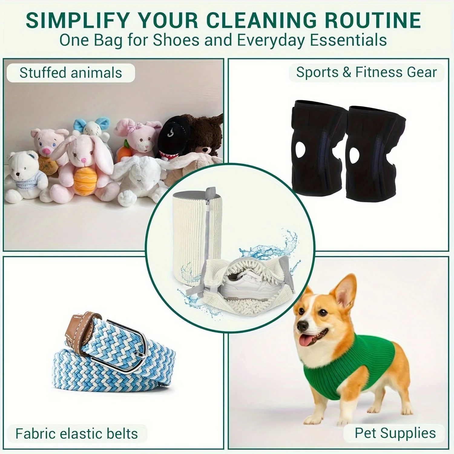 Shoe Washing Laundry Bags Set of 2