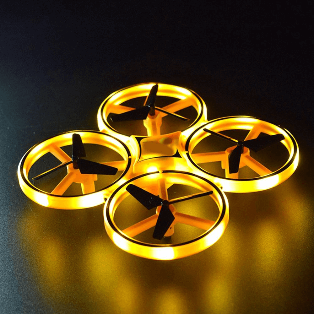 Rechargeable Hand Control Drone | Gesture Controlled Drone | Hand Sensor Four-Axis Drone | Gesture Remote Drone
