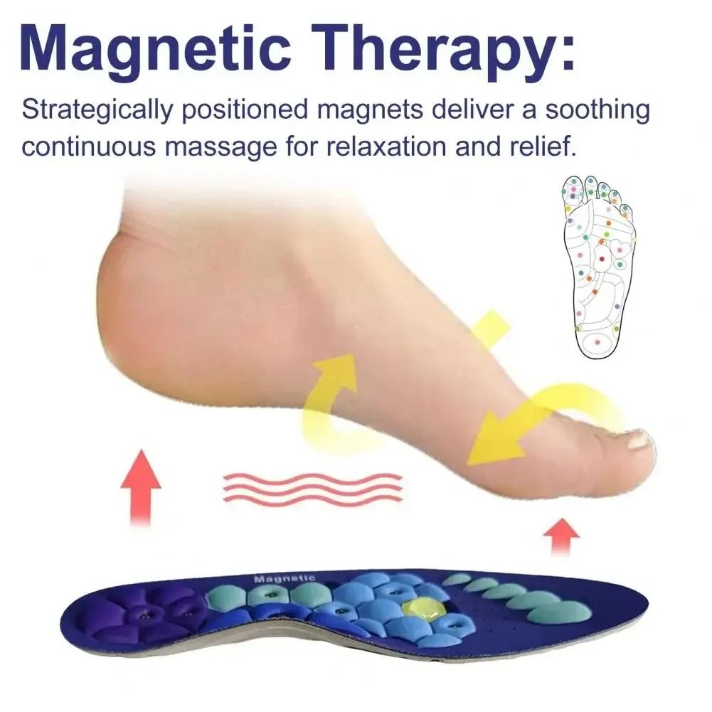 Magnetic Acupoint Massage Insoles with Arch Support