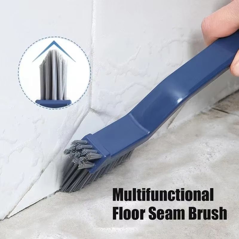 Heavy-Duty Long Handle Bathroom Scrub Brush for Floor, Tile, Sink, and Bathtub