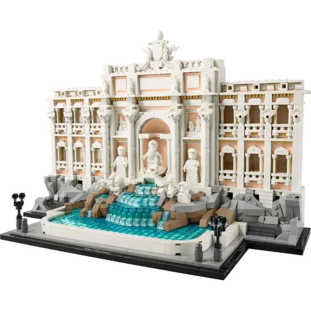 Trevi Fountain Architecture Building Blocks Set