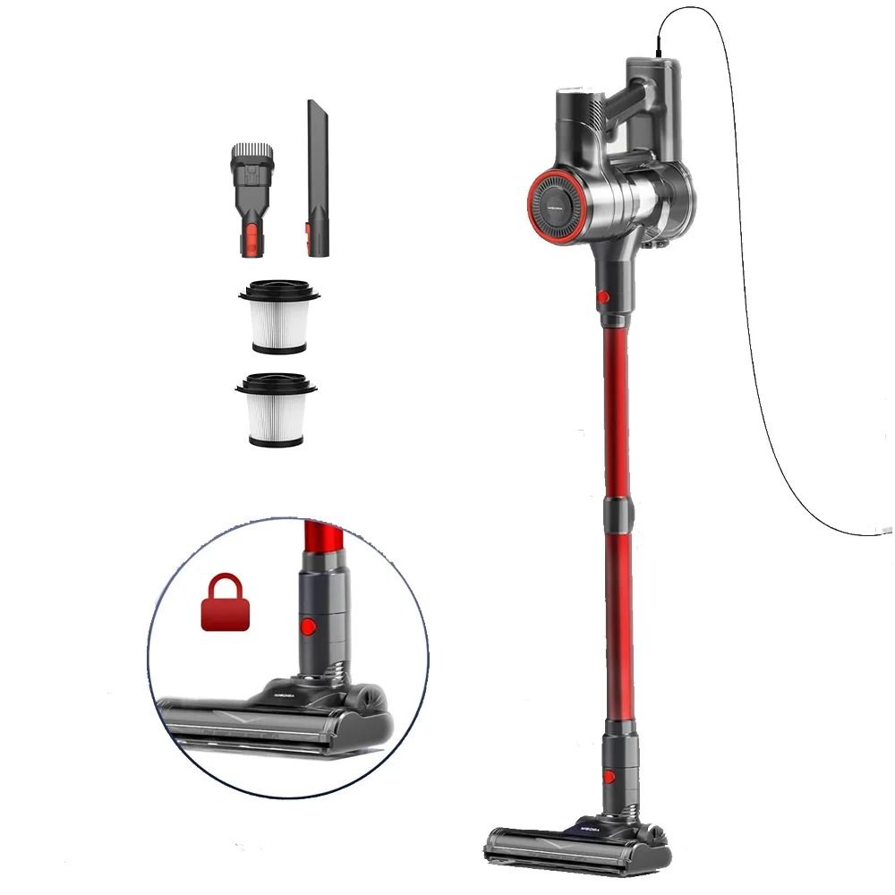 Yisora Corded Stick Vacuum Cleaner 600W 23KPa Suction 6 in 1 Handheld for Carpet and Hard Floor