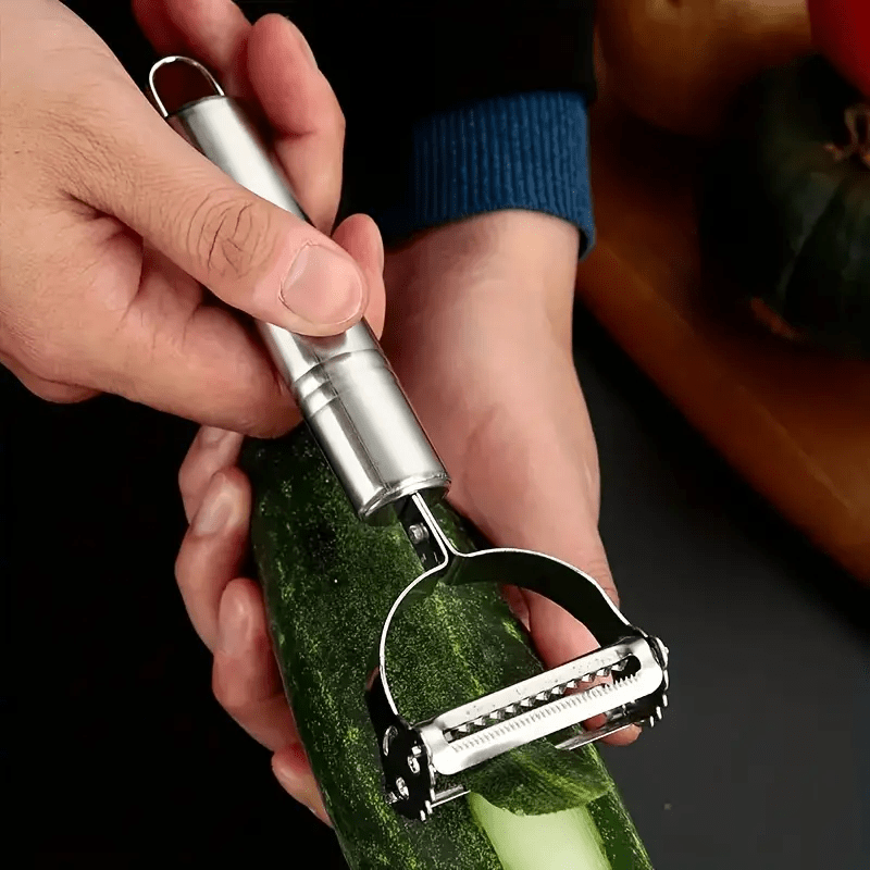 Multifunction Vegetable Peeler Stainless Steel Julienne Peeler and Kitchen Prep Tool