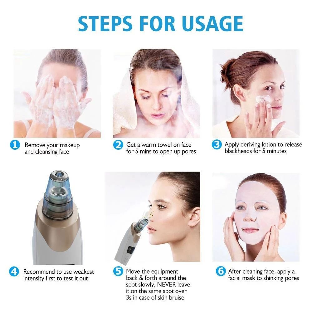 Electric Facial Blackhead Vacuum Cleaner