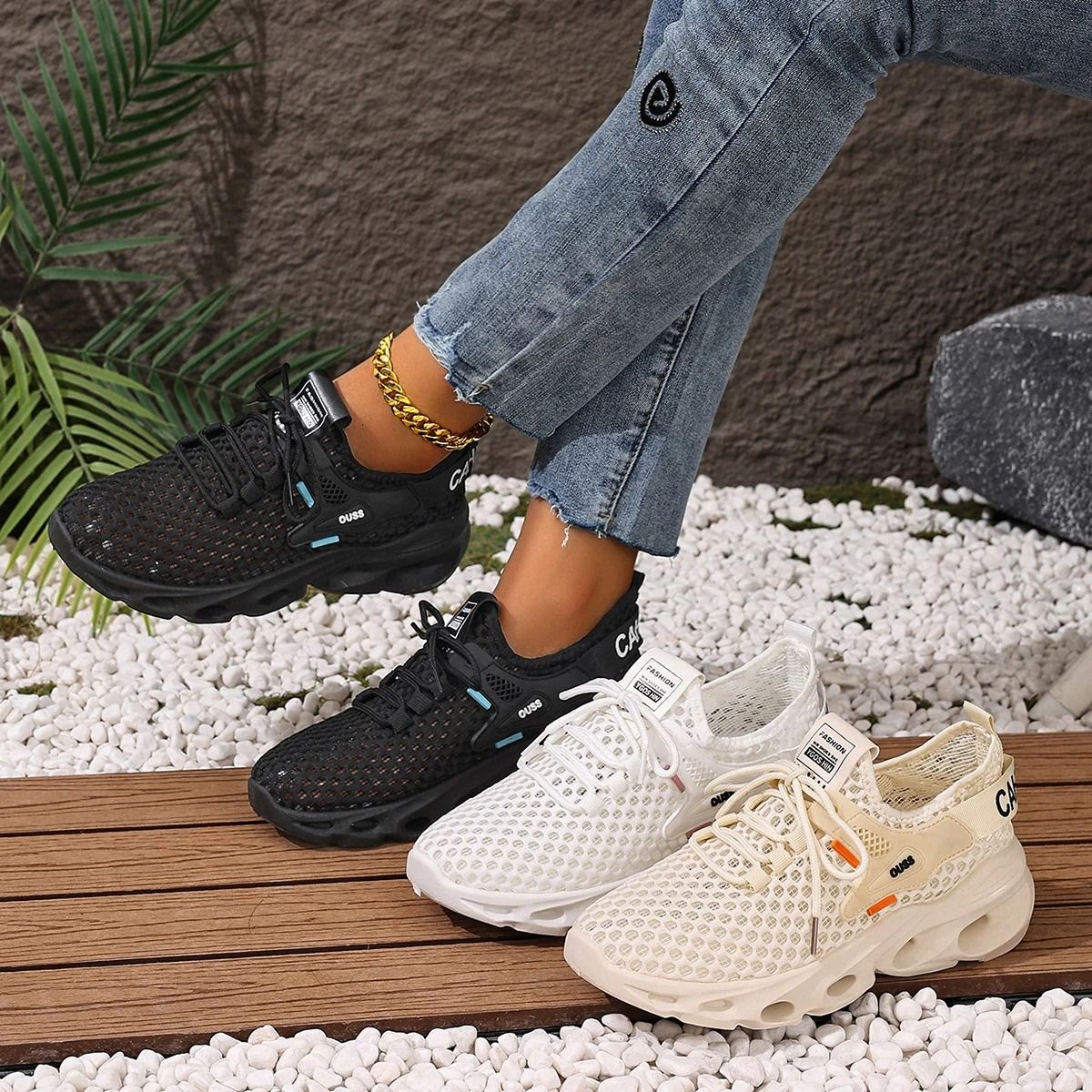 Women Summer Soft Sole Breathable Casual Shoes