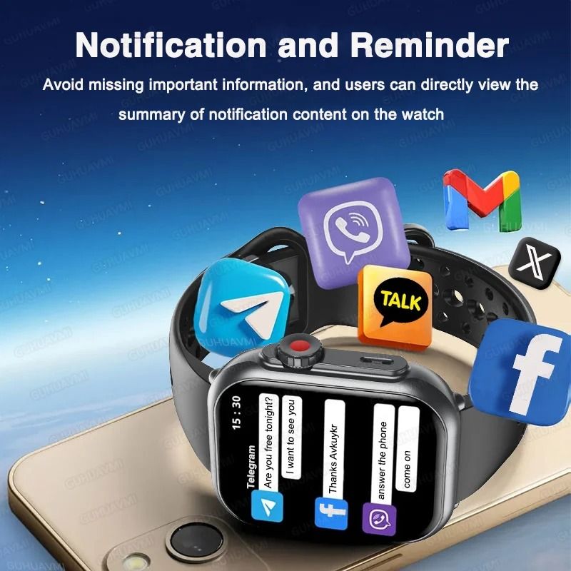 UltraSync AMOLED Smart Watch GPS Bluetooth Call Waterproof Fitness Watch