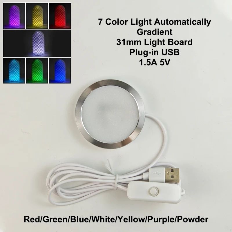 Adjustable DIY LED Lamp Kit – Compact LED Model Light Kit with Warm & Cold Lighting