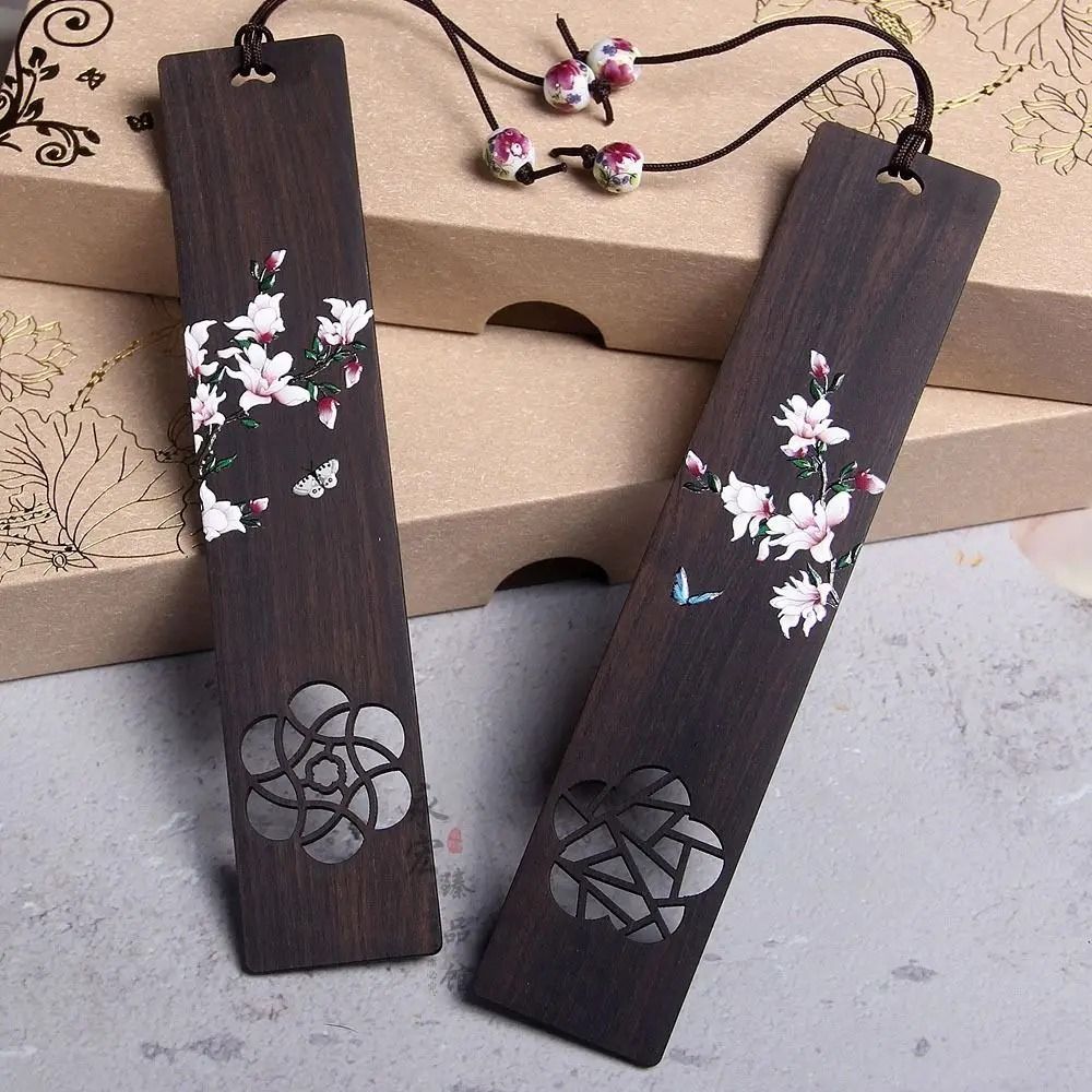 Artisan Ebony Carving Bookmark | High-Fidelity Retro Chinese Pagination & Professional Learning Gallery
