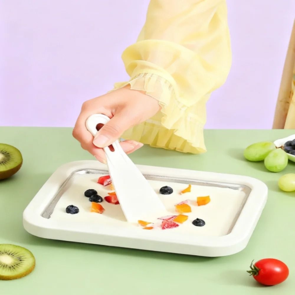 DIY Fried Ice Cream Maker – Compact Stainless Steel Cold Plate for Kids