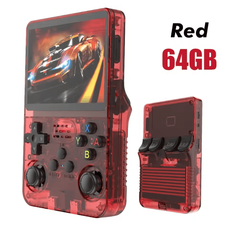 R36S Retro Handheld Game Console with 3.5 Inch IPS Screen and Linux System Portable Video Player