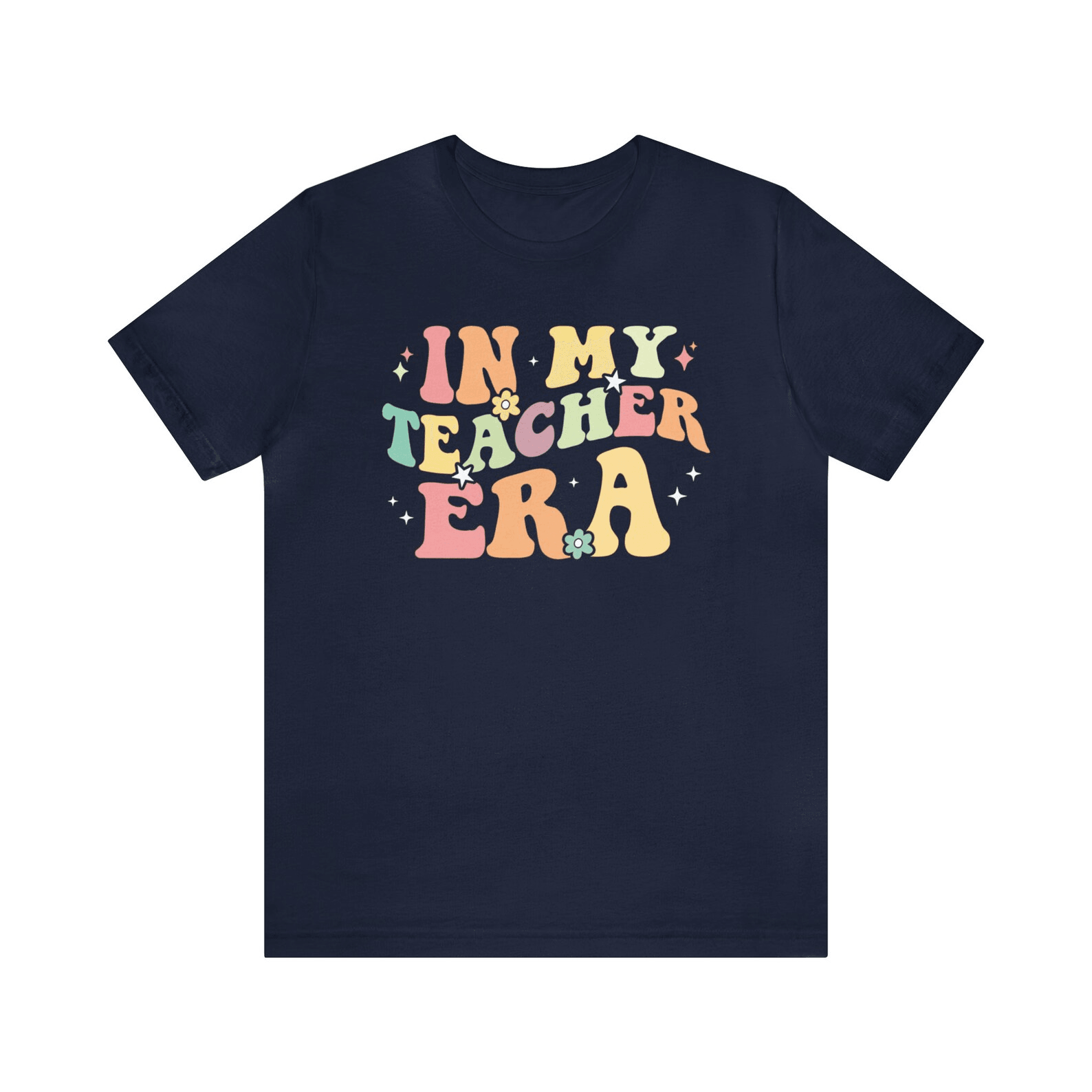 In My Teacher Era Shirt Retro Back to School Teacher Appreciation Gift Tee