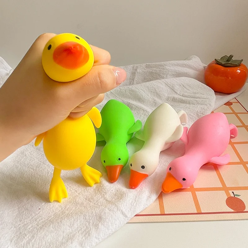 Cute Squishy Duck Toy for Stress Relief and Sensory Play