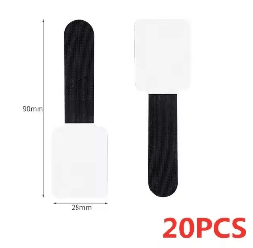 Reusable Self-Adhesive Cable Ties and Adjustable Cord Organizer Straps
