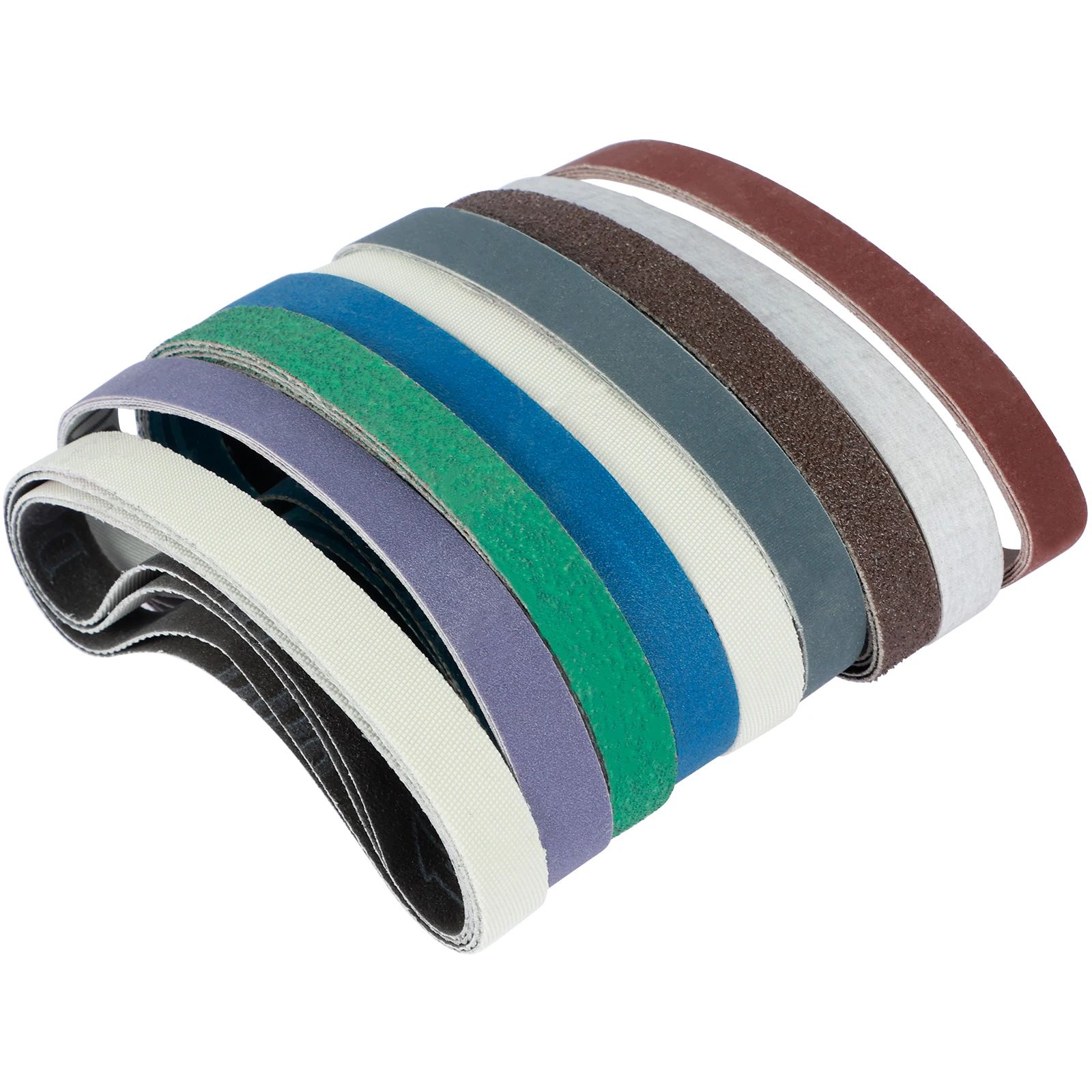 Angle Grinder Belt Sander Attachment Kit with Sanding Belts for Woodworking and Polishing