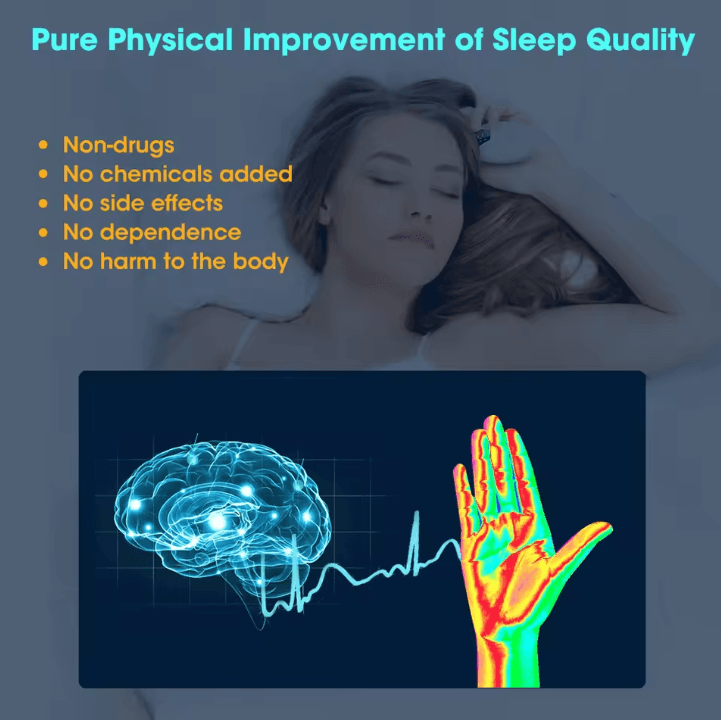 Handheld CES Sleep Aid Device – Microcurrent EMS Pulse Relaxation & Stress Relief Tool