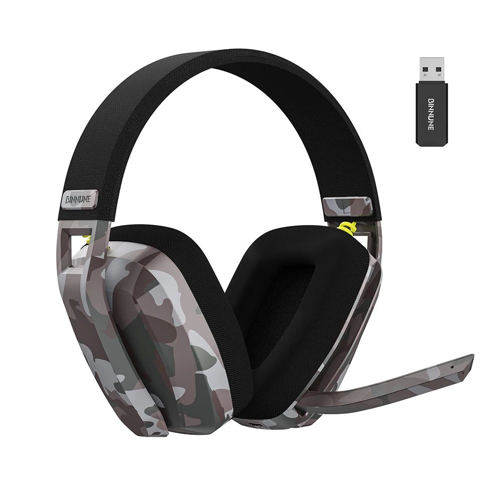 Wireless Gaming Headset with Microphone for Console and PC